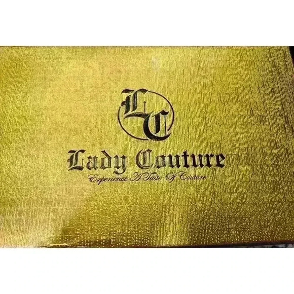 Lady Couture Betty 1 3/4" Heel Dressy Kitten Sandal Silver Pewter 9.5 (40)Wide - Picture 7 of 8